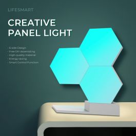 Details about   Lamp Led Night Light Creative Geometry Smart Control Home Lamp Lifesmart Lamp 