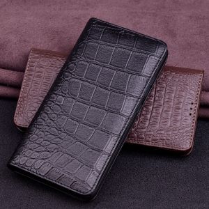 Luxury Genuine Smart Leather Flip Cover Case for Samsung Galaxy S22 Series