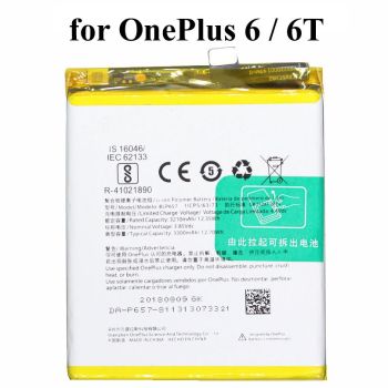 3300mAh Li-Polymer Battery BLP657 for OnePlus 6 6T