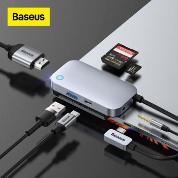 Baseus Padsafe 6-Port Type-C HUB Adapter