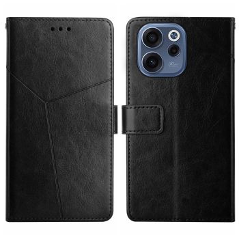 OPPO Reno15 F Flip Leather Phone Case | Y-Shaped Pattern Wallet Cover with Card Slots, Kickstand & Full Body Protection