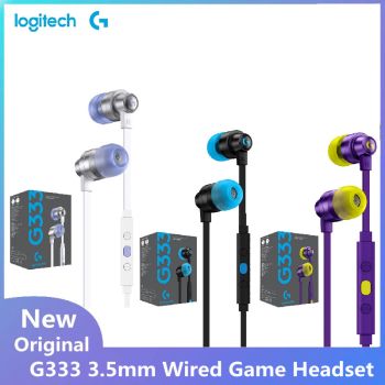 Logitech G333 3.5mm In-Ear Wired Gaming Headphones