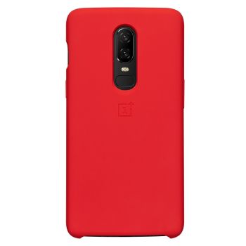 OnePlus 6 Silicone Protective Case Red