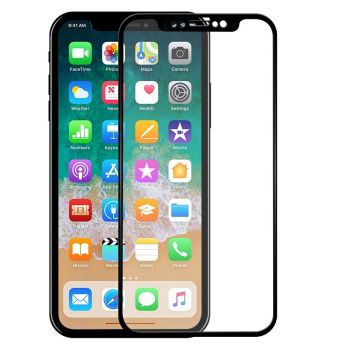 Apple iPhone X 5D Tempered Glass Screen Protector Black