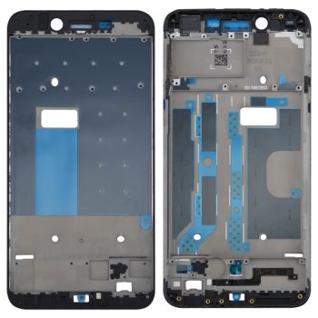 OPPO A77 Front Housing LCD Frame Bezel Plate - Black