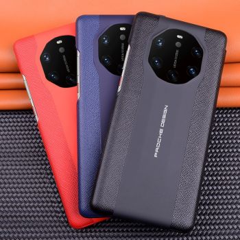 Luxury Genuine Smart Leather Flip Cover Case for Huawei Mate 40 RS PORSCHE DESIGN