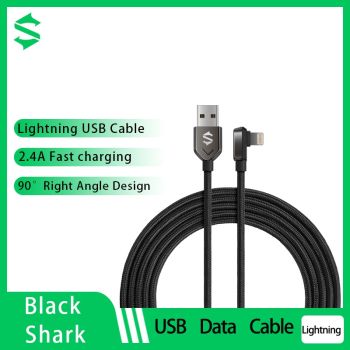 Black Shark Lightning USB Date Cable