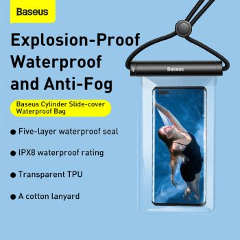 Baseus Cylinder Slide-Cover WaterProof Phone Bag