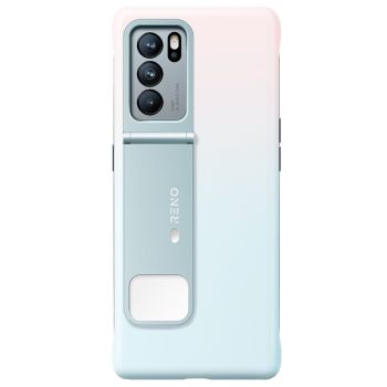 OPPO Reno 6 Pro Kickstand Protective Case with Selfie Flash Light