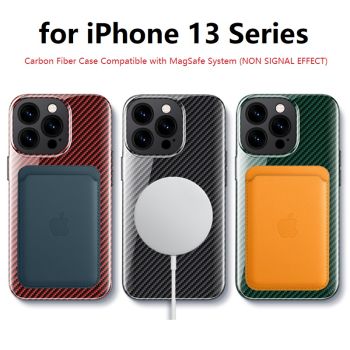 Aramid Carbon Fiber MagSafe Case for iPhone 13 Series