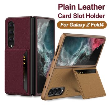 GKK Leather Ultra-thin Card Package Cover Case for Samsung Galaxy Z Fold 4