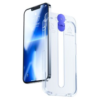 Joyroom Tempered Glass Film + Sticking Tool Set for iPhone 14 Series