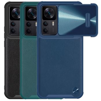 Nillkin CamShield Leather S Cover Case for Xiaomi 12T / 12T Pro / Redmi K50 Ultra