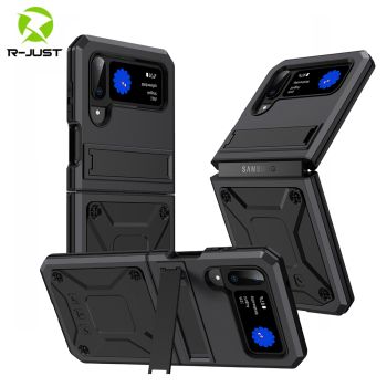 R-JUST Heavy Duty Armor Case for Samsung Galaxy Z Flip4 / Flip3