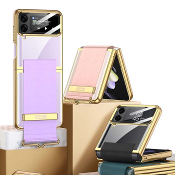 GKK Electroplated Wrist Strap Stand Case for Samsung Galaxy Z Flip4