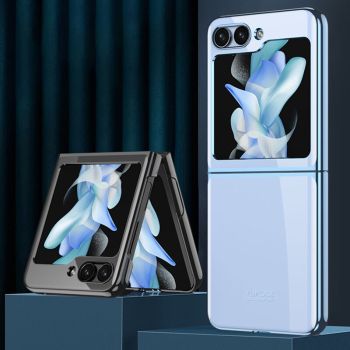GKK Luxury Electroplating Clear Hard Case for Samsung Galaxy Z Flip5