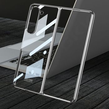 GKK Luxury Electroplating Clear Hard Case for Samsung Galaxy Z Fold5