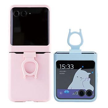 Moo Series Silicone Finger Ring Protective Case for Motorola Razr 40 Ultra