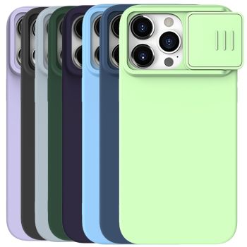 Nillkin CamShield Silky Silicone Case for iPhone 15 Series