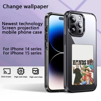 DIY Display Ink Screen Protective Case for iPhone 14 15 Series