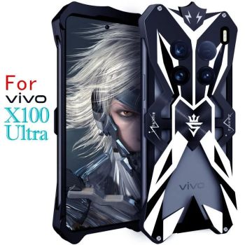 Premium Aluminum Alloy Hollow Heat Dissipation Phone Case for vivo X100 Ultra / 100S Pro