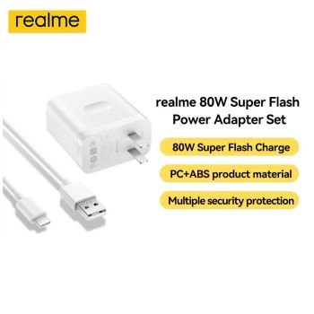 realme 80W Super Flash Charge Power Adapter Set