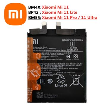 Original BP42 BM4X BM55 Replacement Battery for Xiaomi 11 Series