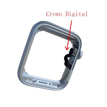 Aluminum Middle Frame + Home Button Digital Crown for Apple Watch Series 4 5 SE 6 40mm 44mm