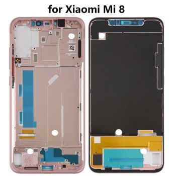 Front Housing LCD Frame Bezel with Side Keys for Xiaomi Mi 8