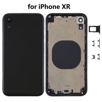 Back Housing Cover with Camera Lens & SIM Card Tray & Side Keys for iPhone XR
