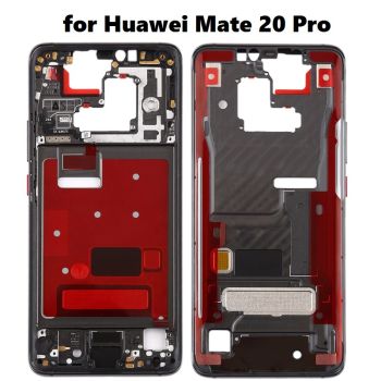 Original Front Housing LCD Frame Bezel Plate with Side Keys for Huawei Mate 20 Pro