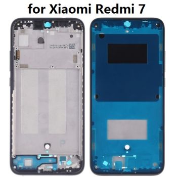 Middle Frame Bezel Plate with Side Keys for Xiaomi Redmi 7