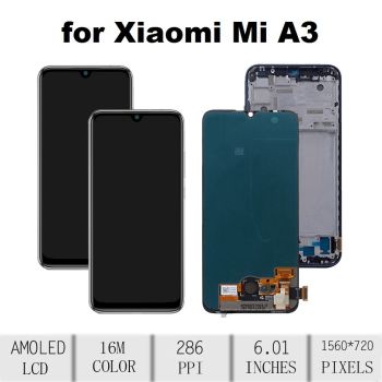 AMOLED Display + Touch Screen Digitizer Assembly for Xiaomi Mi A3