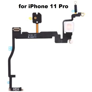 Power Button & Flashlight Flex Cable & Microphone Flex Cable for iPhone 11 Pro