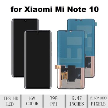 LCD Display + Touch Screen Digitizer Assembly for Xiaomi Mi Note 10