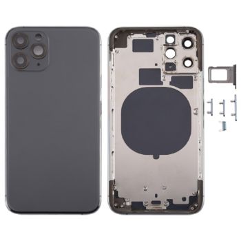 Back Housing Cover with SIM Card Tray & Side keys & Camera Lens for iPhone 11 Pro