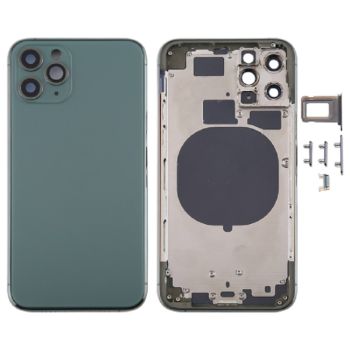 Back Housing Cover with SIM Card Tray & Side keys & Camera Lens for iPhone 11 Pro Max