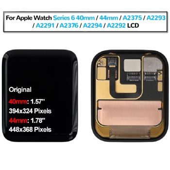 Original LCD Display + Touch Screen Digitizer Assembly for Apple Watch 6 40mm