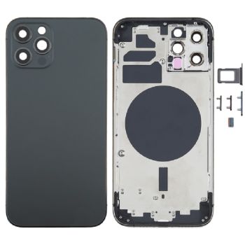 Back Housing Cover with SIM Card Tray & Side Keys & Camera Lens for iPhone 12 Pro