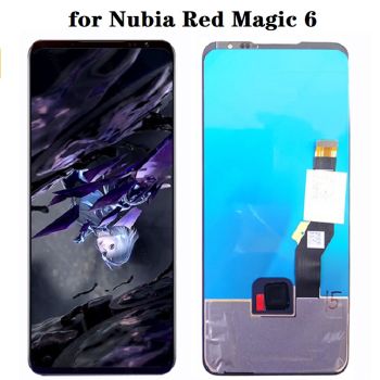 Original AMOLED Display + Touch Screen Digitizer Assembly for ZTE Nubia Red Magic 6 NX669J