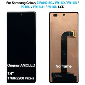 Outer AMOLED Display + Touch Screen Digitizer Assembly for Samsung Galaxy Z Fold 2 SM-F9160
