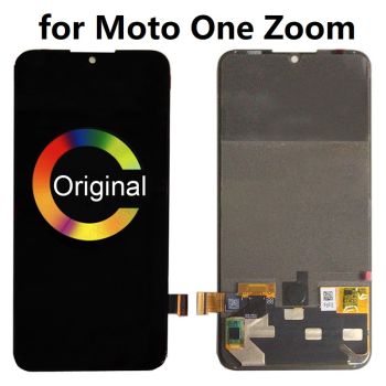 LCD Display + Touch Screen Digitizer Assembly for Motorola Moto One Zoom 