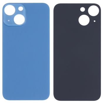 Big Camera Hole Glass Back Battery Cover for iPhone 13 mini Blue