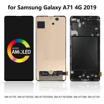 Original AMOLED Display + Touch Screen Digitizer Assembly for Samsung Galaxy A71 SM-A715 