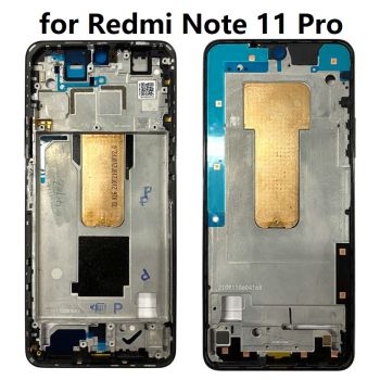 Original Front Housing LCD Frame Bezel Plate for Redmi Note 11 Pro / Pro+