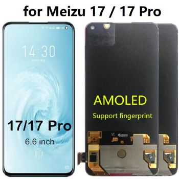 Original AMOLED LCD Display + Touch Screen Digitizer Assembly for Meizu 17 / Meizu 17 Pro