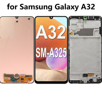 Original AMOLED LCD Display + Touch Screen Digitizer Assembly for Samsung Galaxy A32