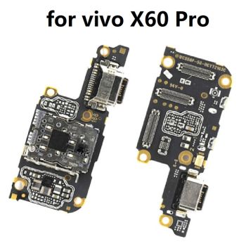 SIM Card Reader + Charging Port Board with Mic for vivo X60 Pro