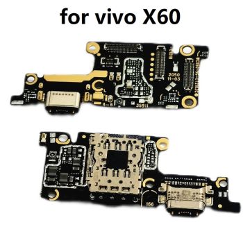 SIM Card Reader + Charging Port Board with Mic for vivo X60