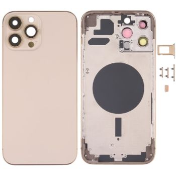 Back Housing Cover with SIM Card Tray & Side Keys & Camera Lens for iPhone 13 Pro Max